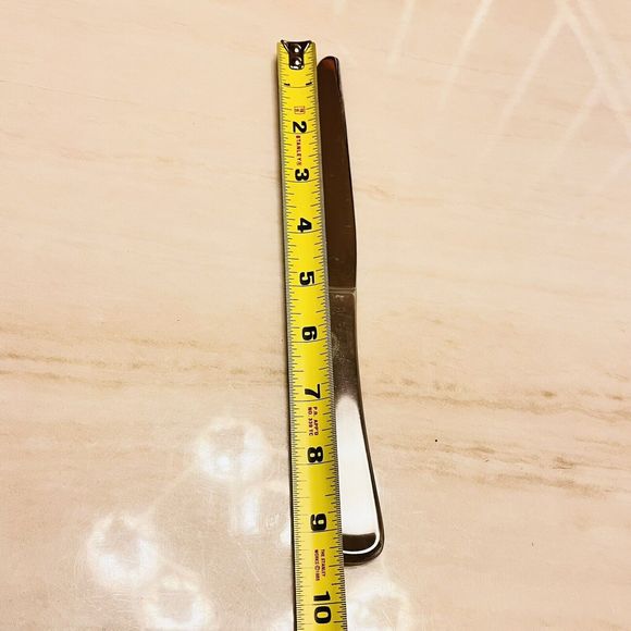 Mikasa COSMO Satin Flatware Set Of 6 Dinner Knives Stainless Beveled Edge 9 3/4” - Picture 5 of 5